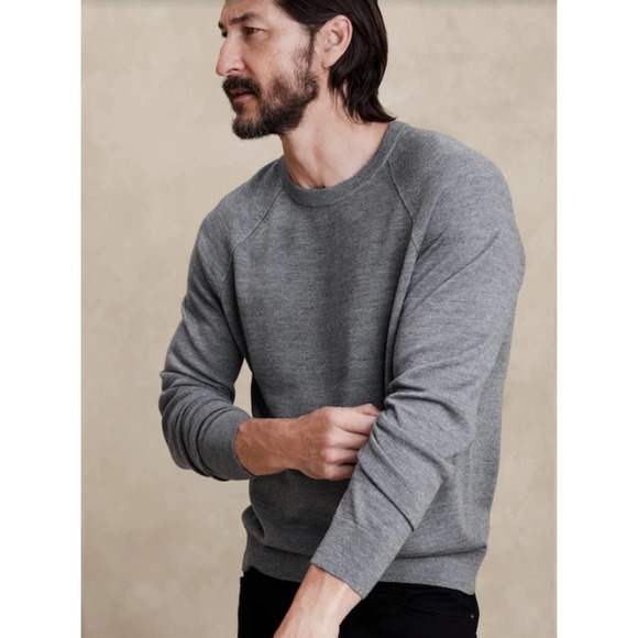 Banana Republic Other - Banana Republic Italian Marino Wool Crew Neck Sweater